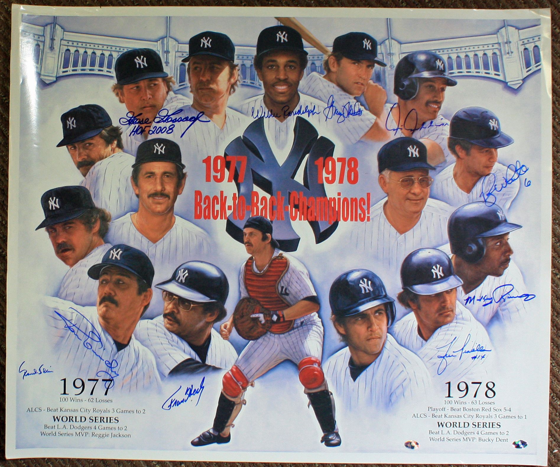  1977 YANKEES TEAM PHOTO