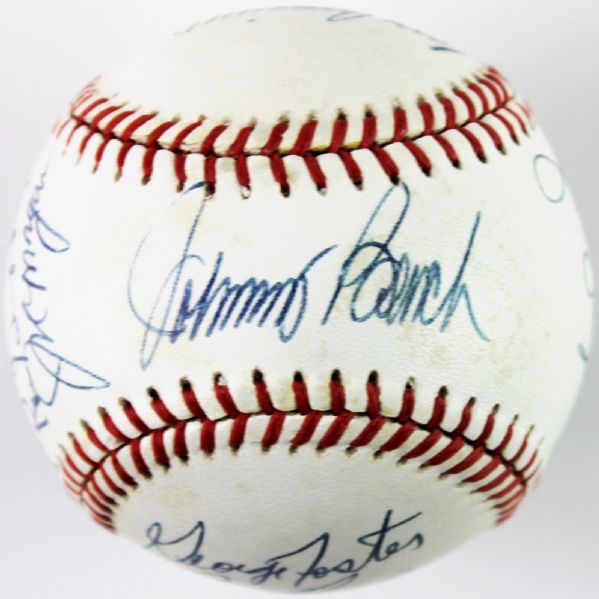 Big Red Machine Multi-Signed 1975 Team Baseball w/ Rose, Bench, Morgan, Foster & Others (PSA/DNA) 