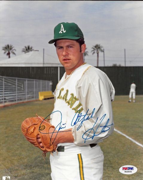 Jim Catfish Hunter Signed 8" x 10" Photo (PSA/DNA)