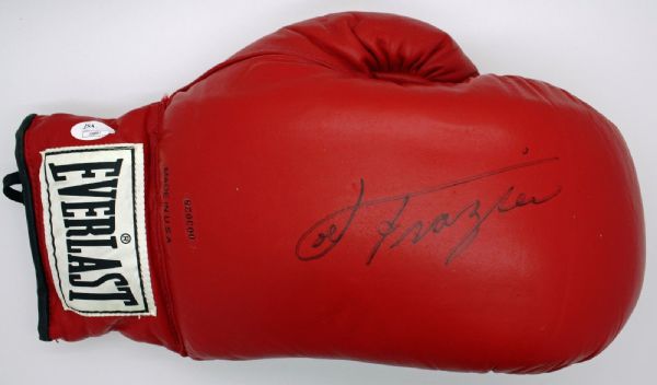 Joe Frazier Signed Everlast Boxing Glove (JSA)