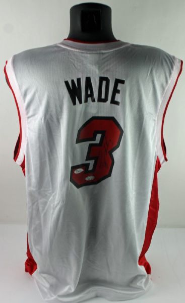 Dwyane Wade Signed Miami Heat Style Jersey (JSA)