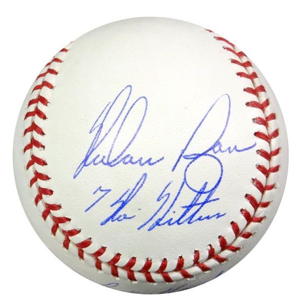 Lot Detail Sandy Koufax And Nolan Ryan Signed And Inscribed No Hitters Oml Baseball Psadna 4790
