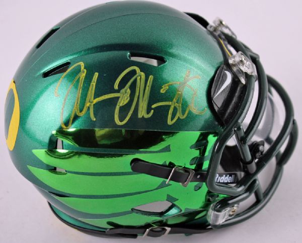 Marcus Mariota Signed Oregon Ducks Mini Helmet (JSA)