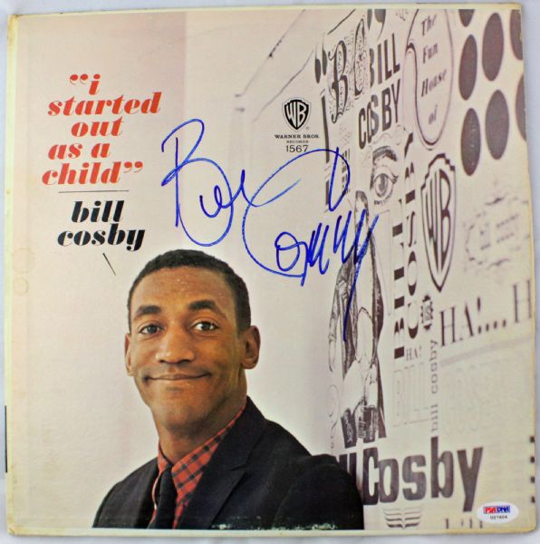 Lot of Two (2) Bill Cosby Signed Albums (PSA/DNA)