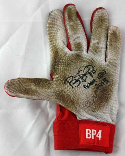 Brandon Phillips Game Used & Signed Batting Glove (PSA/DNA)