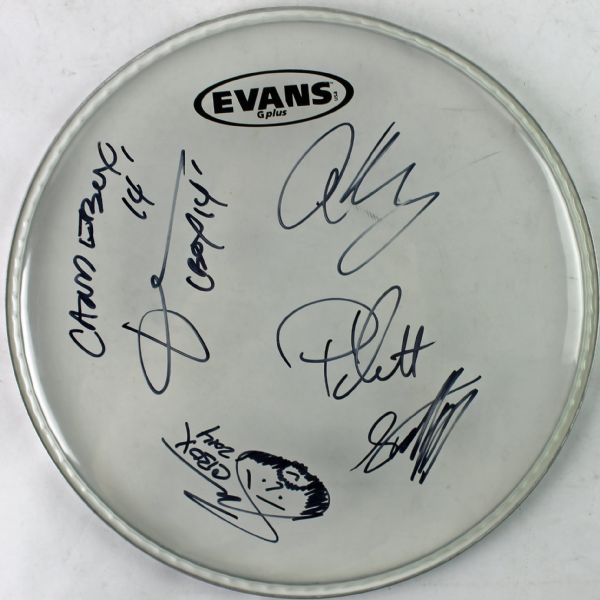 Candlebox Group Signed 14" Clear Drumhead (PSA/DNA Guaranteed)