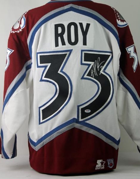 Patrick Roy Rare Signed Colorado Avalanche Signed Jersey (PSA/DNA)