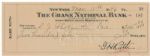 Babe Ruth Superbly Signed 1946 Bank Check Graded MINT 9 (PSA/DNA)