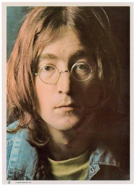 The Beatles: John Lennon Signed 8" x 10" White Album Photograph Graded MINT 9, One of The Finest To Ever Surface! (PSA/DNA)