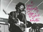Jimi Hendrix Signed 8" x 10" On-Stage Black & White Original Photo Graded MINT 9, The Highest Graded Hendrix Photo To Ever Surface! (PSA/DNA & Tracks)