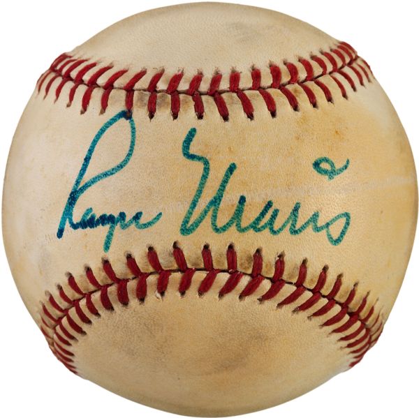 Roger Maris Single Signed OAL Baseball (PSA/DNA)