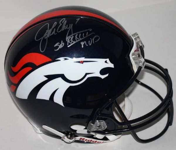 John Elway Signed "SB XXXIII MVP" Broncos Full Sized Helmet (PSA/DNA)