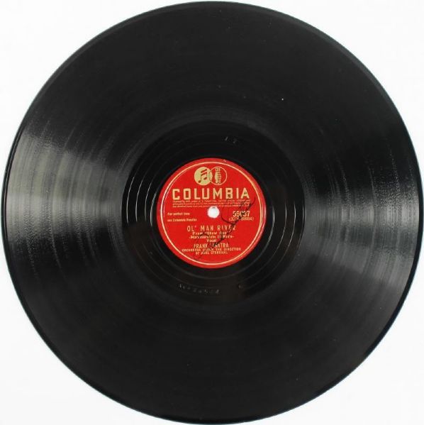 Frank Sinatra Signed "Ol Man River" Vinyl Record (Epperson & PSA/DNA)