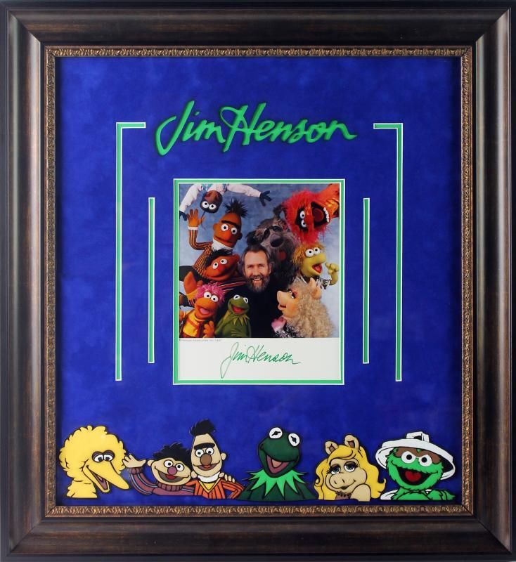 Lot Detail - The Muppets: Jim Henson Signed & Custom Framed 8” x 10” Photo  (PSA/DNA)