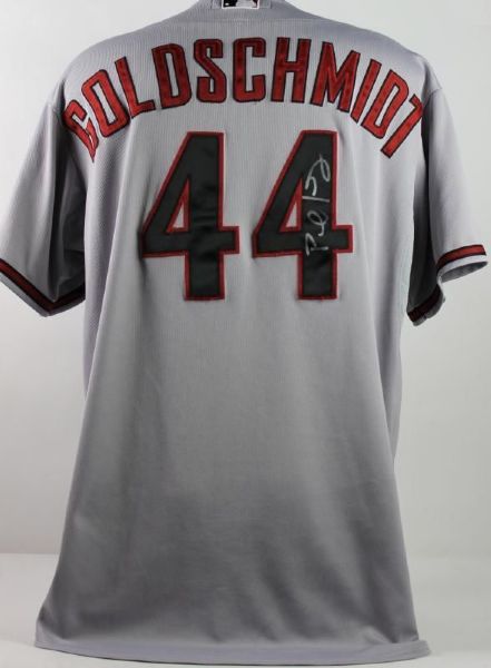 Paul Goldschmidt Game Used & Signed 2012 Diamondbacks Jersey (MLB & PSA/DNA)