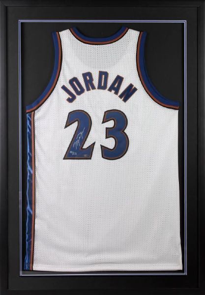 Michael Jordan Signed & Framed Limited Edition Washington Wizards Jersey (UDA)