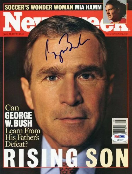 George W. Bush Signed June 1999 Newsweek Magazine (PSA/DNA)