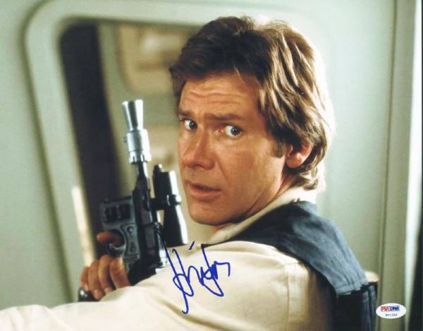 Harrison Ford Signed 11" x 14" Color Photo from "Star Wars" - PSA/DNA Graded GEM MINT 10