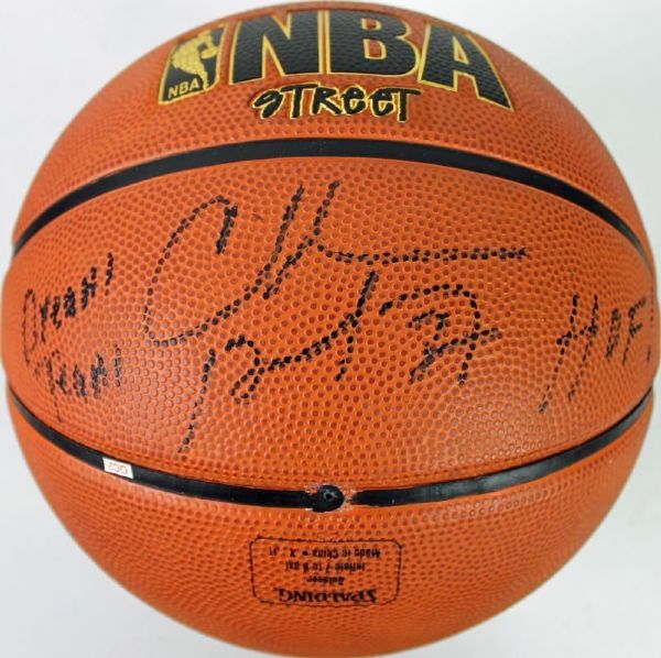 Charles Barkley Signed NBA Street Basketball w/ "Dream Team! HOF!" Inscription (PSA/DNA)