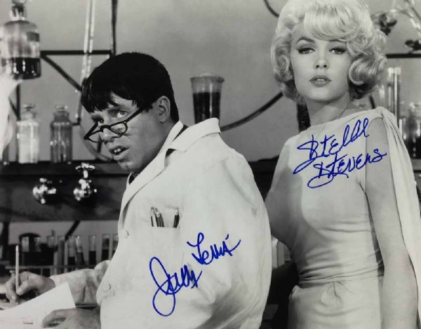 The Nutty Professor: Jerry Lewis & Stella Stevens Signed 11" x 14" Photo (PSA/DNA)