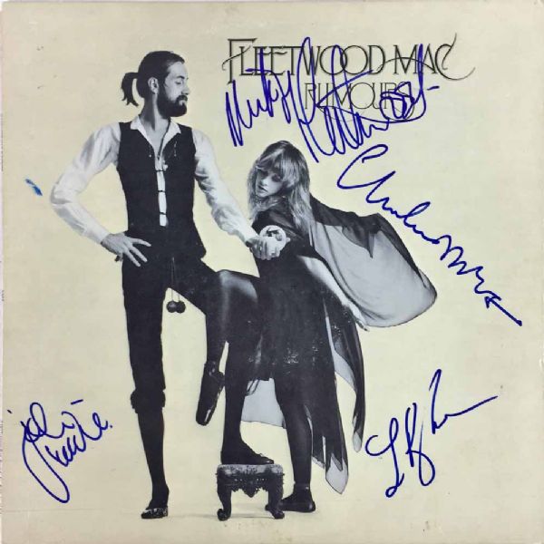 Fleetwood Mac Group Signed "Rumours" Record Album (4 Sigs)(PSA/DNA)