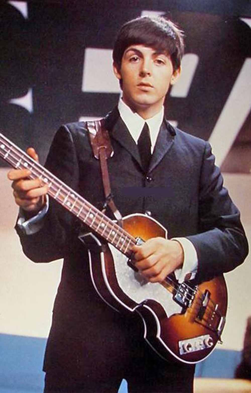 Lot Detail - Paul McCartney Superbly Signed Left-Handed Hofner Bass ...