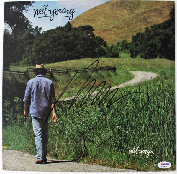 Neil Young Signed "Old Ways" Record Album (PSA/DNA)