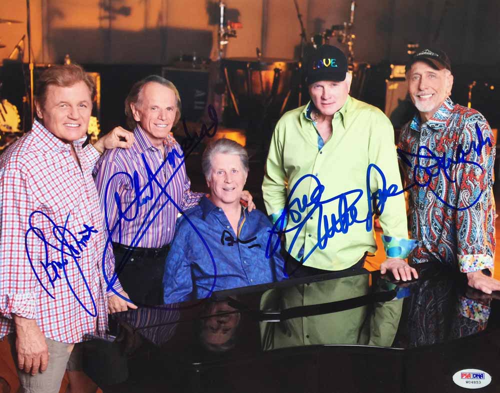 Lot Detail - The Beach Boys Group Signed 11