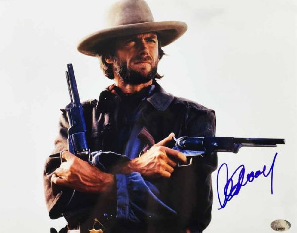 Clint Eastwood Superb Signed 11" x 14" Color Photo from "The Outlaw Josey Wales" (PSA/DNA)