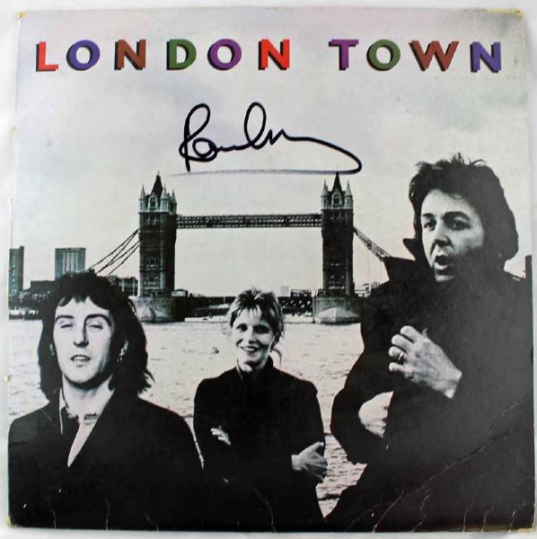 Paul McCartney Signed "London Town" Album (PSA/JSA Guaranteed)