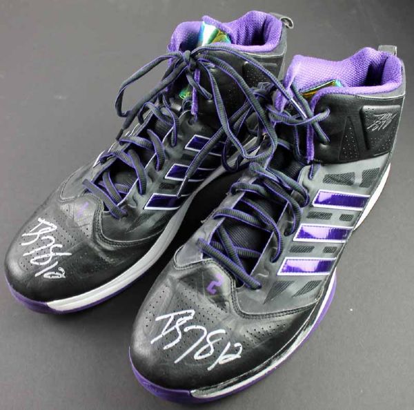 2012-13 Dwight Howard Signed & Game Worn Adidas Basketball Sneakers (DC Sports)