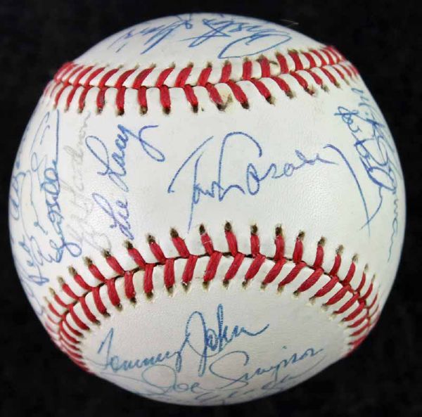 1978 NL Champion Los Angeles Dodgers Team Signed ONL Baseball w/ 20+ Signatures! (PSA/JSA Guaranteed)