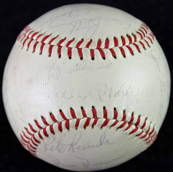 1962 All Star Team Signed ONL Baseball w/ Mantle, Berra & Others! (JSA)