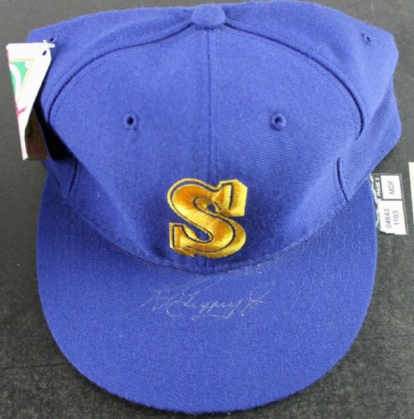 Ken Griffey Jr. Signed Mariners Baseball Hat (PSA/DNA)