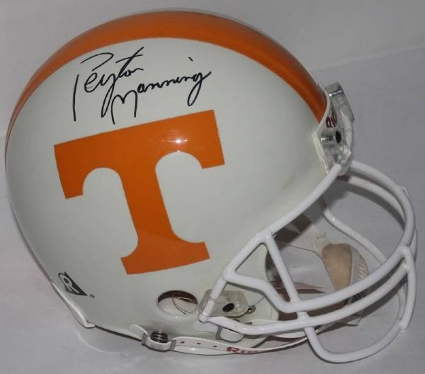 Peyton Manning Signed Full Sized Tennessee Vols Helmet (PSA/DNA)