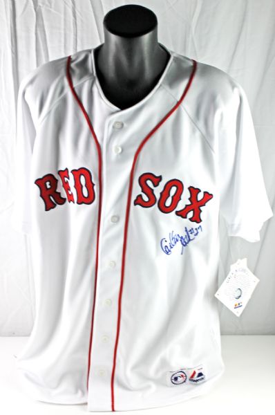 Carlton Fisk Signed Boston Red Sox Jersey (PSA/DNA)