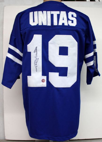 Johnny Unitas Signed Mitchell & Ness Jersey (JSA)