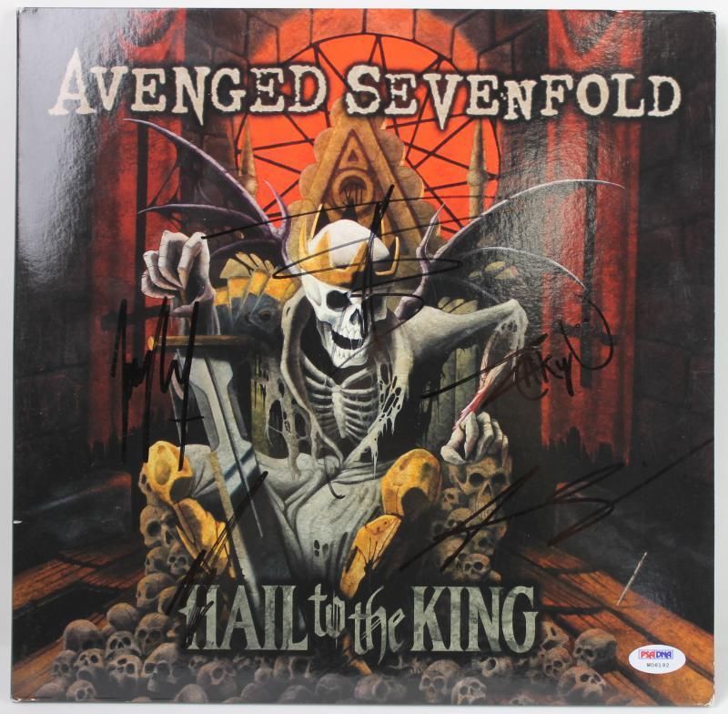 Lot Detail Avenged Sevenfold Band Signed Hail To The King Album