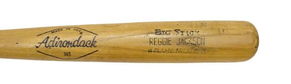 c.1971-79 Reggie Jackson Game Used Personal Model Adirondack Bat (PSA/DNA)