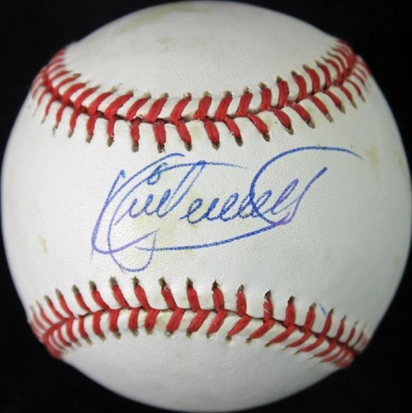 Twins: Kirby Puckett Signed 1987 World Series OML Baseball (JSA)