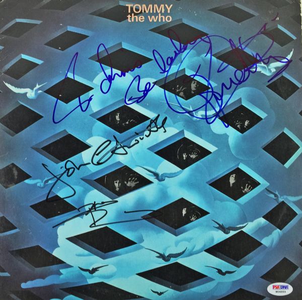 The Who Group Signed "Tommy" Record Album (Townshend, Daltrey & Entwistle)(PSA/DNA)