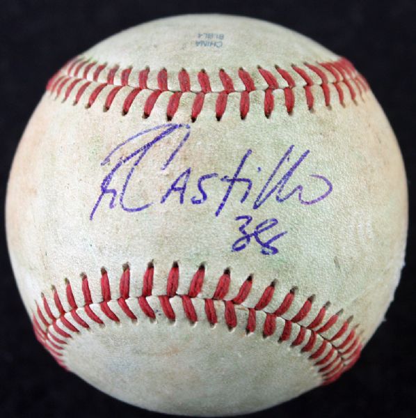 Rusney Castillo Signed AZ Fall League Game Used Baseball (PSA/JSA Guaranteed)