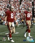 Steve Young & Jerry Rice Dual Signed 8 x 10 Color Photo (Player Hologram's & PSA/JSA Guaranteed)