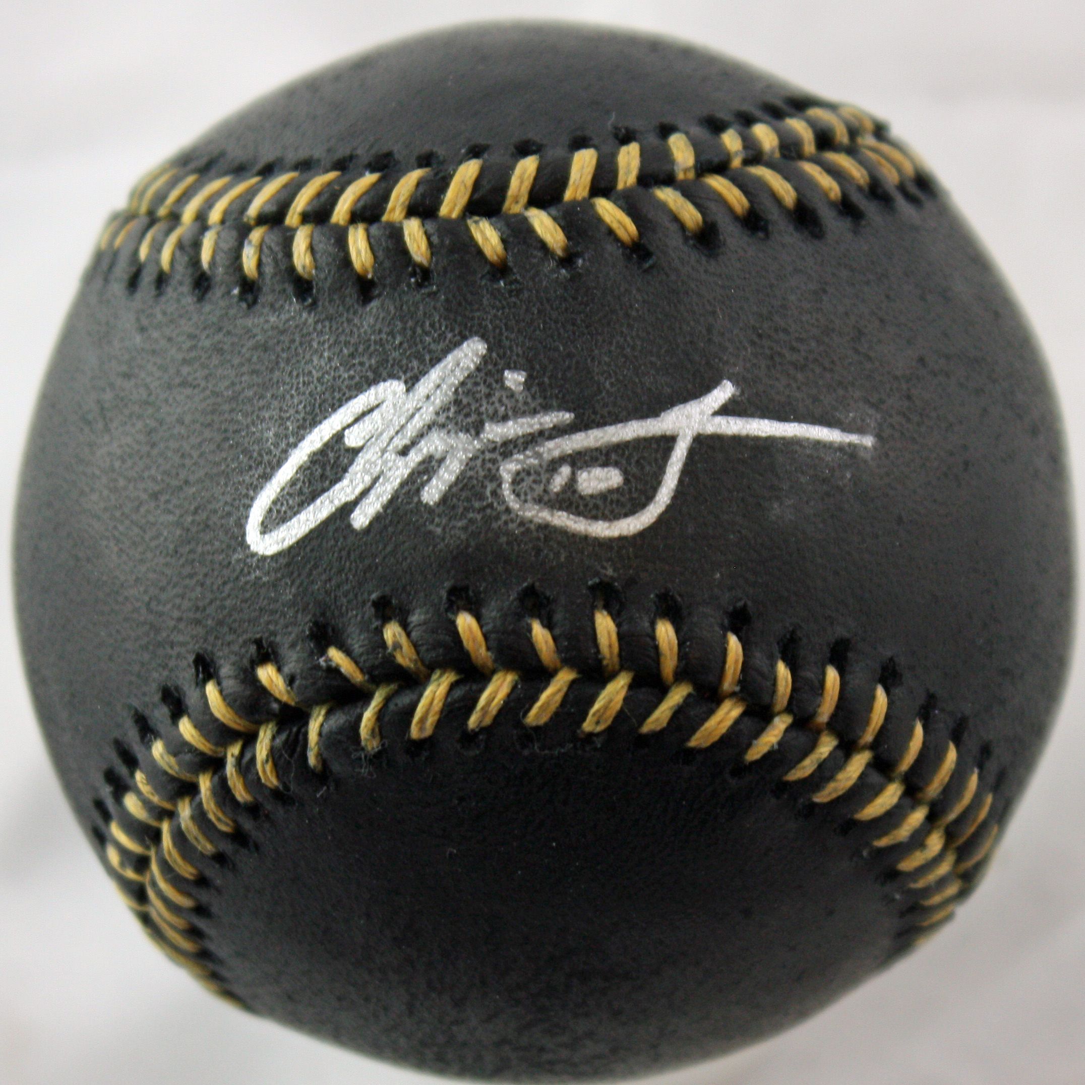 Lot Detail - Chipper Jones Signed OML Black Model Baseball (PSA/DNA)