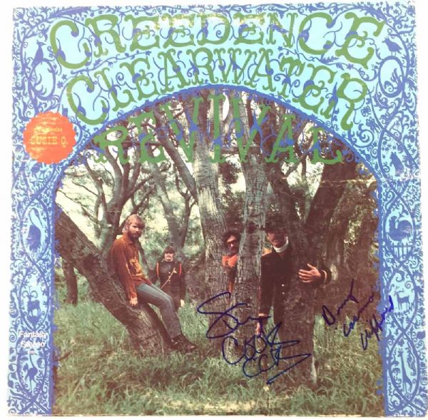 CCR: Doug Clifford & Stu Cook Signed "Revival" Record Album (PSA/JSA Guaranteed)