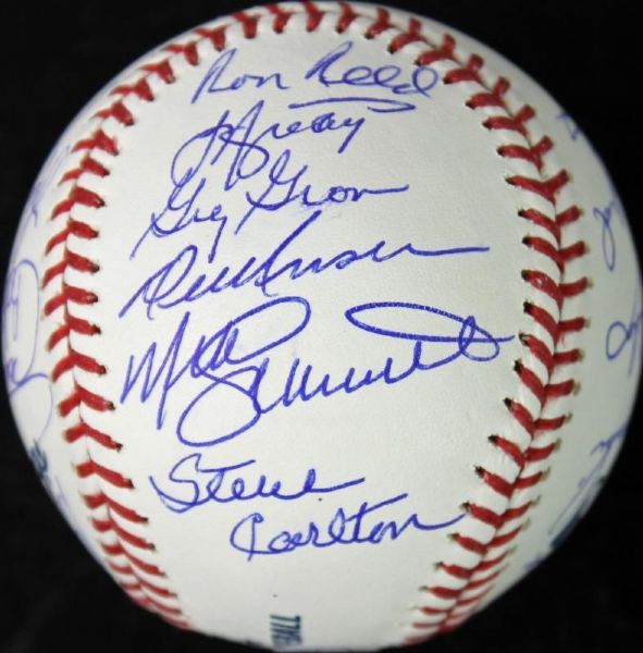 1980 Philadelphia Phillies (WS Champs) Signed OML Baseball (25 Sigs)(JSA)