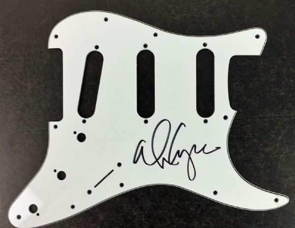 Alice Cooper Signed Strat Style Pickguard (PSA/JSA Guaranteed)