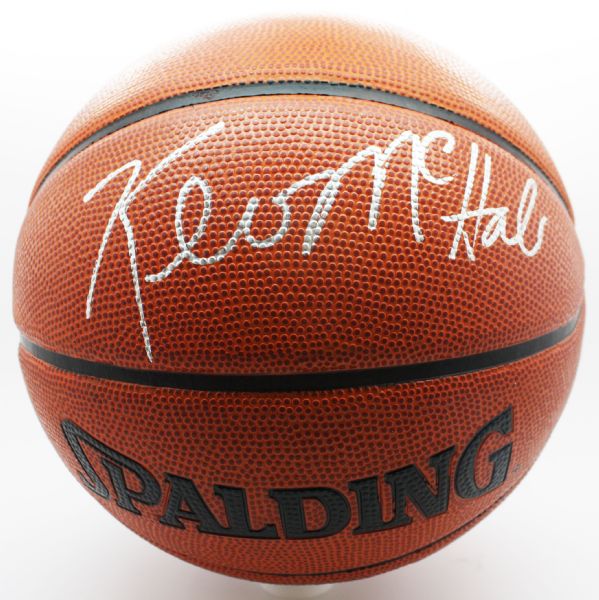 Kevin McHale Signed NBA Street Basketball (PSA/JSA Guaranteed)