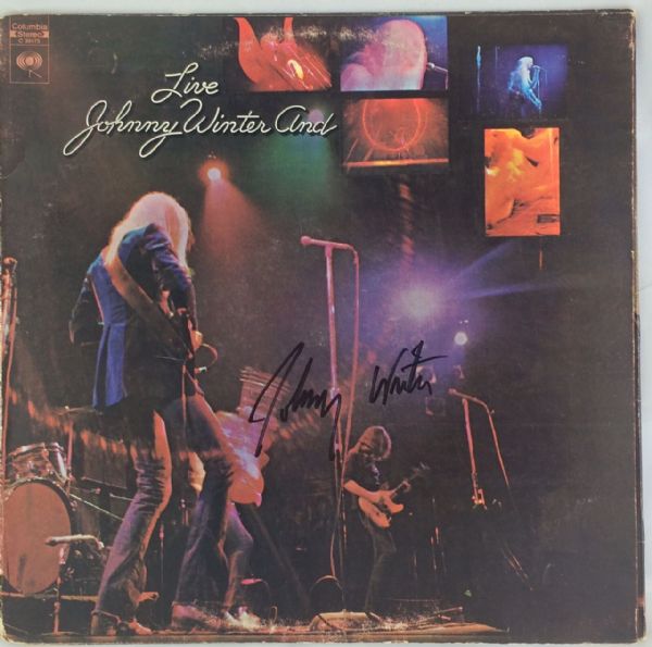 Johnny Winter Signed "Johnny Winter And" Album (PSA/JSA Guaranteed)