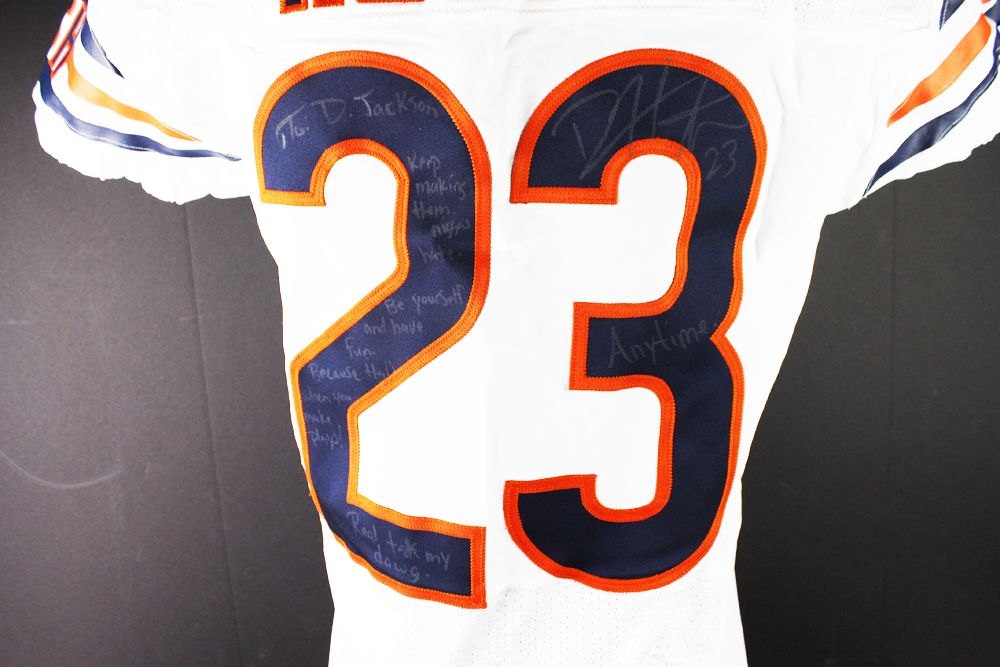 Devin Hester Chicago Bears Authentic White NFL Jersey